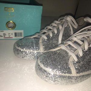 KATE SPADE/KEDS Glitter Silver Sneaker